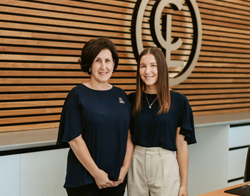 Team at a casual event